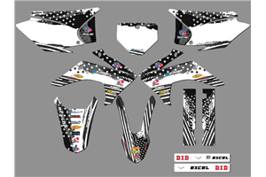 Sticker set compatible with per HONDA CRF 230 2015 - 2020 - MXPKAD18449