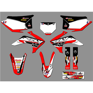 Kit Autocollants compatible avec per HONDA CRF 230 2015 - 2020 - MXPKAD18448