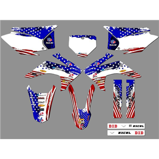 Kit adesivi compatibile con per HONDA CRF 230 2015 - 2020 - MXPKAD18442