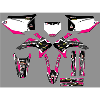 Sticker set compatible with per HONDA CRF 230 2015 - 2020 - MXPKAD18439