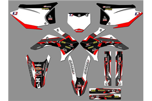 Kit adesivi compatibile con per HONDA CRF 230 2015 - 2020 - MXPKAD18431