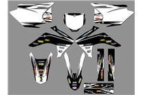 Sticker set compatible with per HONDA CRF 230 2015 - 2020 - MXPKAD18428