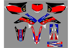Kit Autocollants compatible avec per HONDA CRF 230 2015 - 2020 - MXPKAD18427