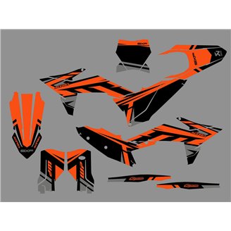 Kit de pegatinas compatible con per KTM SX-F 250 - 450 2025 - MXPKAD18490