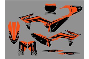 Kit Autocollants compatible avec per KTM SX-F 250 - 450 2025 - MXPKAD18490