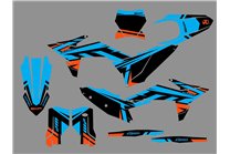Kit Autocollants compatible avec per KTM SX-F 250 - 450 2025 - MXPKAD18488