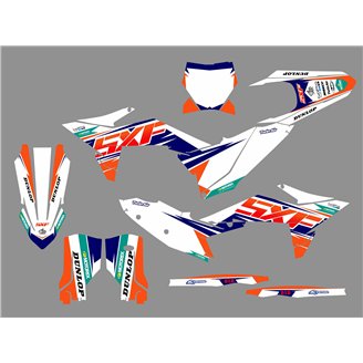 Kit adesivi compatibile con per KTM SX-F 250 - 450 2025 - MXPKAD18485