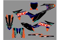 Kit Autocollants compatible avec per KTM SX-F 250 - 450 2025 - MXPKAD18484