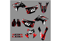 Aufkleber Satz kompatibel mit per HONDA CRF 150L 2019 - 2022 - MXPKAD18497