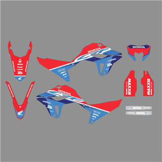 Kit adesivi compatibile con per HONDA CRF 300L 2021-2024 - MXPKAD18526