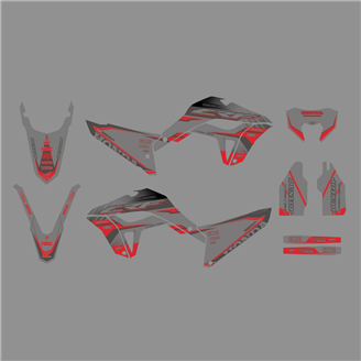 Kit adesivi compatibile con per HONDA CRF 300L 2021-2024 - MXPKAD18524
