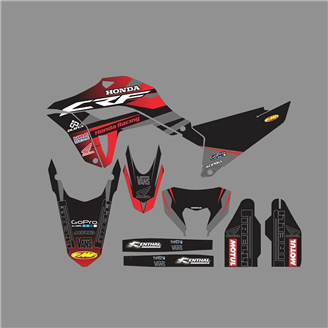 Kit adesivi compatibile con per HONDA CRF 300L 2021-2024 - MXPKAD18523