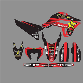 Kit adesivi compatibile con per HONDA CRF 300L 2021-2024 - MXPKAD18520