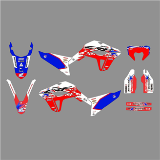 Kit adesivi compatibile con per HONDA CRF 300L 2021-2024 - MXPKAD18512