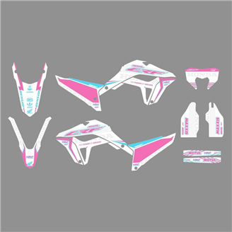 Kit de pegatinas compatible con per HONDA CRF 300L 2021-2024 - MXPKAD18510