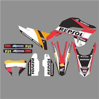 Aufkleber Satz kompatibel mit per HONDA CRF 300L 2021-2024 - MXPKAD18509
