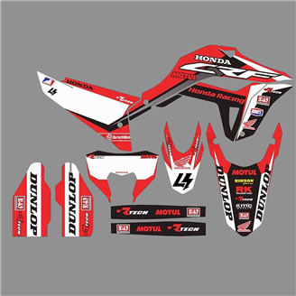 Kit Autocollants compatible avec per HONDA CRF 300L 2021-2024 - MXPKAD18508