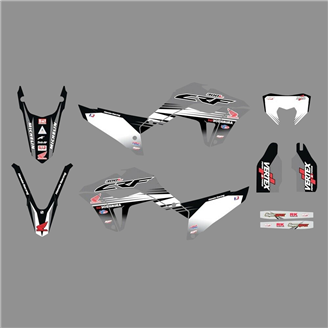 Sticker set compatible with per HONDA CRF 300L 2021-2024 - MXPKAD18507