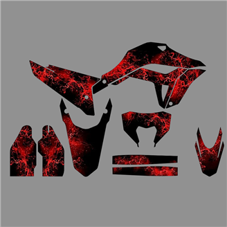 Aufkleber Satz kompatibel mit per HONDA CRF 300L 2021-2024 - MXPKAD18504