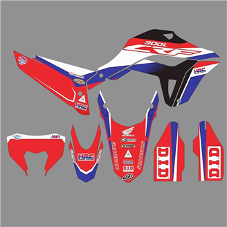 Sticker set compatible with per HONDA CRF 300L 2021-2024 - MXPKAD18503