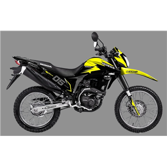 Sticker set compatible with per HONDA XR 190L 2019 - 2020 - MXPKAD18551