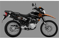 Sticker set compatible with per HONDA XR 190L 2019 - 2020 - MXPKAD18546