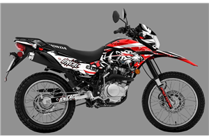Sticker set compatible with per HONDA XR 190L 2019 - 2020 - MXPKAD18540
