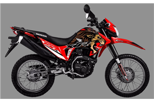 Sticker set compatible with per HONDA XR 190L 2019 - 2020 - MXPKAD18536