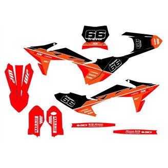 Aufkleber Satz kompatibel mit per KTM SX 85 2025 - MXPKAD18619