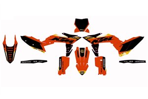 Aufkleber Satz kompatibel mit per KTM SX SXF XCF 125 250 350 450 2025-2026 - MXPKAD18625