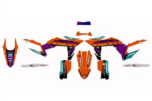 Kit de pegatinas compatible con per KTM SX SXF XCF 125 250 350 450 2025-2026 - MXPKAD18629