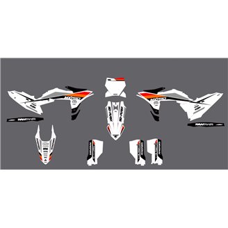 Kit de pegatinas compatible con per KTM SX SXF XCF 125 250 350 450 2025-2026 - MXPKAD18632