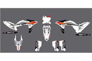 Sticker set compatible with per KTM SX SXF XCF 125 250 350 450 2025-2026 - MXPKAD18632