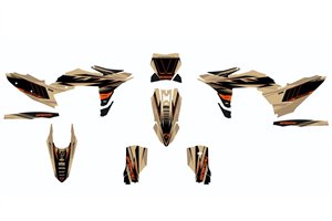 Sticker set compatible with per KTM SX SXF XCF 125 250 350 450 2025-2026 - MXPKAD18633