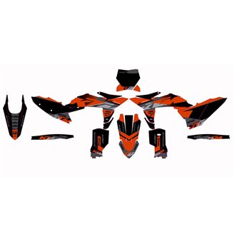 Kit adesivi compatibile con per KTM SX SXF XCF 125 250 350 450 2025-2026 - MXPKAD18634
