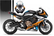 Kit Autocollants compatible avec per Honda Honda CBR 650R 2019 - 2022- MXPKAD16209