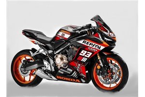 Sticker set compatible with per Honda CBR 650R 2019 - 2022- MXPKAD16209