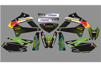 Sticker set compatible with per KAWASAKI DTX 250 2008 - 2018 - MXPKAD18717