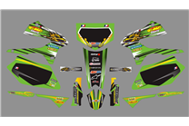 Sticker set compatible with per KAWASAKI DTX 250 2008 - 2018 - MXPKAD18716