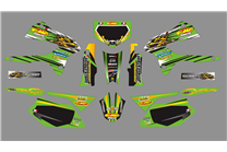 Sticker set compatible with per KAWASAKI DTX 250 2008 - 2018 - MXPKAD18714