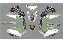 Sticker set compatible with per KAWASAKI DTX 250 2008 - 2018 - MXPKAD18712