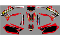 Sticker set compatible with per KAWASAKI DTX 250 2008 - 2018 - MXPKAD18710