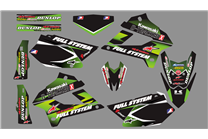 Sticker set compatible with per KAWASAKI DTX 250 2008 - 2018 - MXPKAD18707