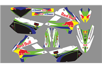 Sticker set compatible with per KAWASAKI DTX 250 2008 - 2018 - MXPKAD18704