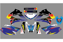 Sticker set compatible with per KAWASAKI DTX 250 2008 - 2018 - MXPKAD18702