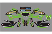 Sticker set compatible with per KAWASAKI DTX 250 2008 - 2018 - MXPKAD18700