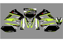 Sticker set compatible with per KAWASAKI DTX 250 2008 - 2018 - MXPKAD18698