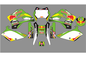 Aufkleber Satz kompatibel mit per KAWASAKI KDX 200 220 1995 - 2008 - MXPKAD18740
