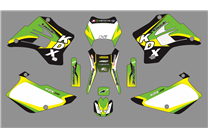Sticker set compatible with per KAWASAKI KDX 200 220 1995 - 2008 - MXPKAD18739