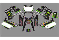 Kit adesivi compatibile con per KAWASAKI KDX 200 220 1995 - 2008 - MXPKAD18737